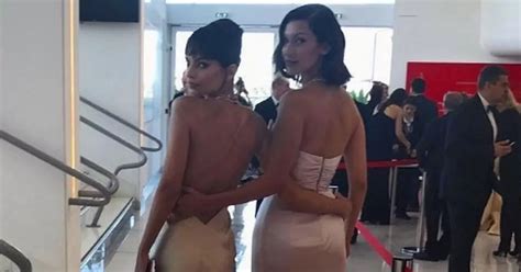 Bottoms Up Bella Hadid Gets Over Her Cannes Red Carpet Wardrobe