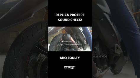 Replica Pro Pipe Sound Check Mio Soulty Mio Sporty Replicapro