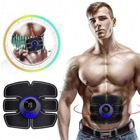 Estimulador Muscular Ems Para Entrenamiento De Abdominales Y Brazos