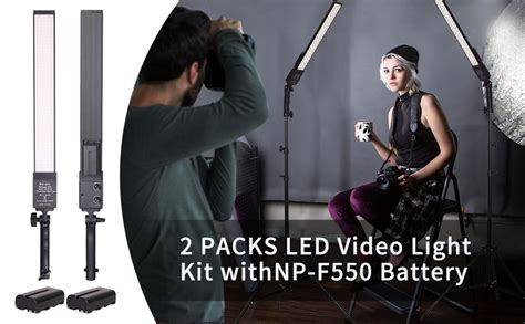 Amazon GSKAIWEN LED Video Light Battery Powered Photography Light