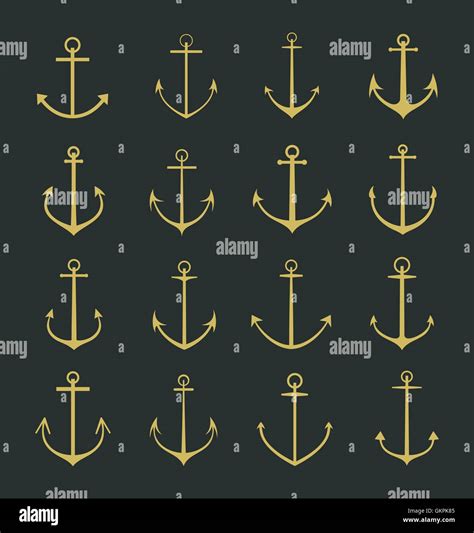 Ship Anchor And Chain Stock Vector Images Alamy