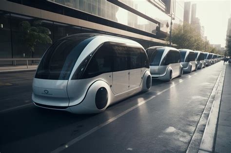 Premium Photo Autonomous Driverless Transportation Vehicles Of Future