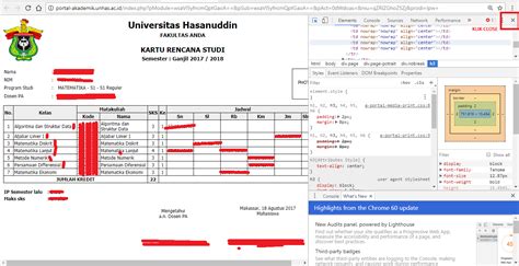 Cara Menambahkan Logo Unhas Pada Krs Khs Di Portal Akademik Unhas