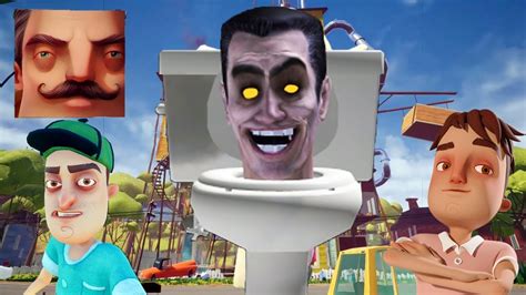 Hello Neighbor My New Neighbor Skibidi Toilets Boss G Mann Act 3