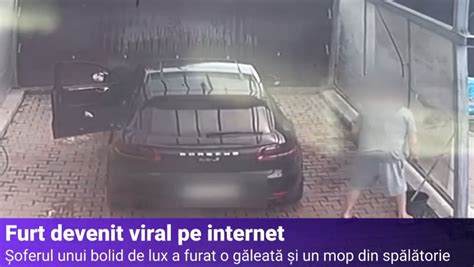 video Braşov Momentul viral când şoferul unui crossover scump fură o