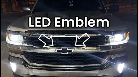 How To Install 2016 2018 Silverado 1500 Led Emblem Youtube