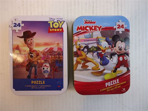 (4) Disney Junior Puzzles-24 pcs. - Bodnarus Auctioneering