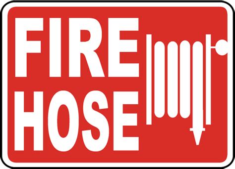 Fire Hose Sign A5047 By