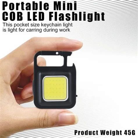 5 W Cool White LED Mini COB Small Flashlights Aluminum Lithium Ion At