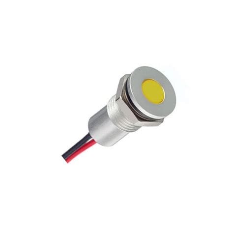 Témoin lumineux LED Q8F5ACXXLY12AE APEM GmbH jaune fixe avec