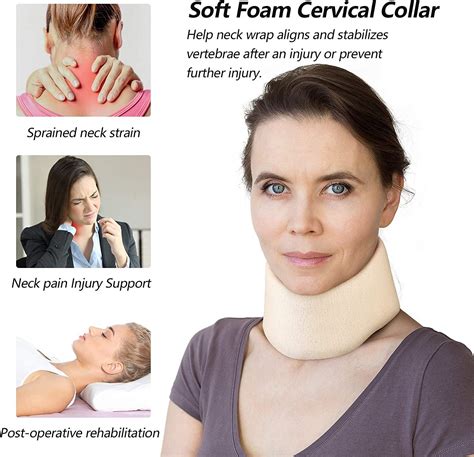 Adjustable Soft Foam Neck Brace For Neck Pain Relief Universal