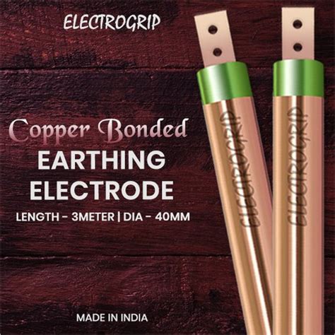 Electrogrip Mm Meter Copper Bonded Earthing Electrode At