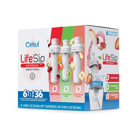 Amazon Cirkul LifeSip Flavor Cartridge Variety Pack With B