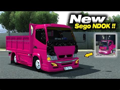 MOD BUSSID TERBARU SHARE LIVERY POLOSAN CANTER ENGKEL PINKY SEGO