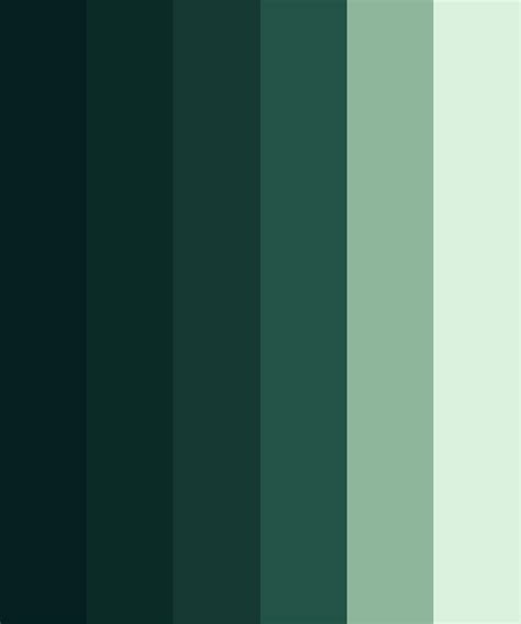 Dark Forest Greens Color Scheme - Palettes | Green color names, Green ...