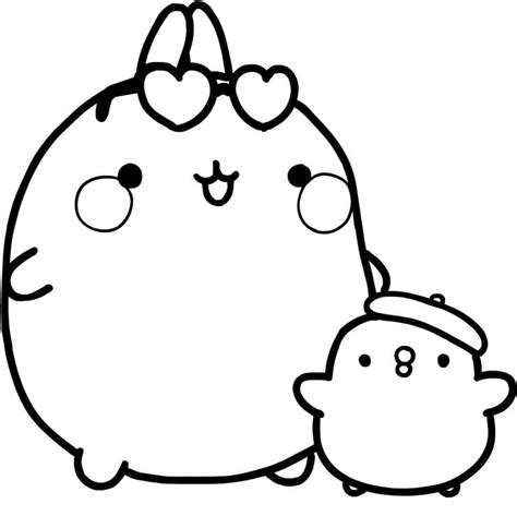 Adorable Molang and Piu-Piu