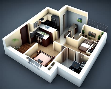 Lexica Small Apartment Floor Plan Design