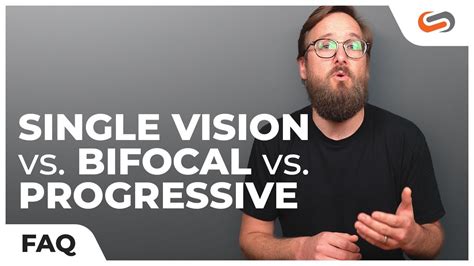 Single Vision Lens Vs Bifocal Vs Progressive Sportrx Youtube