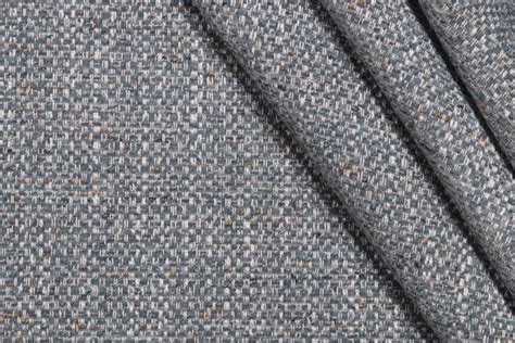 1 Yards Merrimac M11044 Woven Chenille Upholstery Fabric In Surf