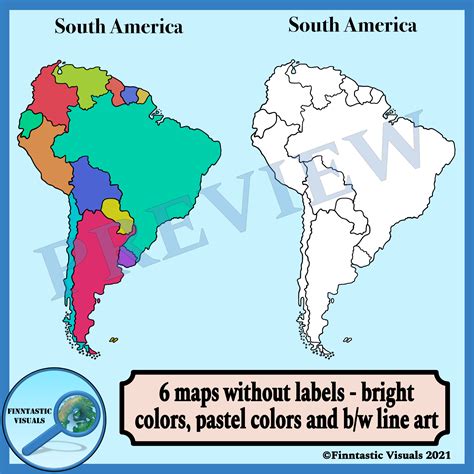 South America Global Projection Powerpoint Map Clip Art Maps Clip