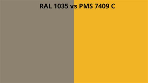 Ral Vs Pms C Ral Colour Chart Uk