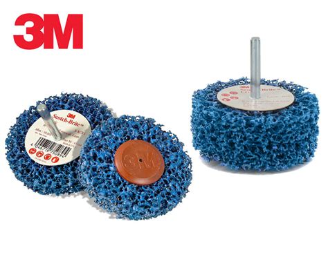 3m Scotch Brite Cg Zs Clean And Strip Ø75mm 6mm Shaft Mounted Disc Your