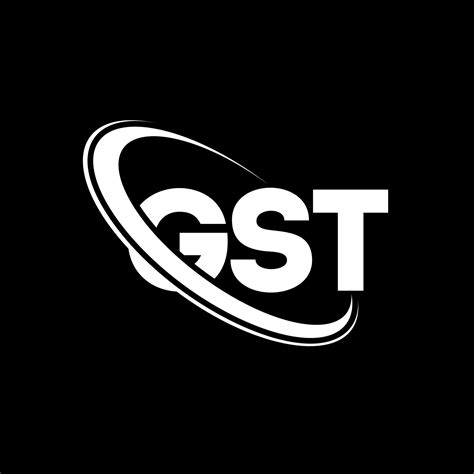 Logotipo De Gst Gst Carta Diseño De Logotipo De Letra Gst Logotipo De Iniciales Gst Vinculado