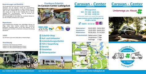 Wohnmobil Vermietung Caravan Center Ludwigslust