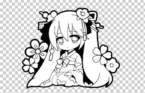 Colouring Pages Coloring Book Hatsune Miku Vocaloid Png Clipart Adult