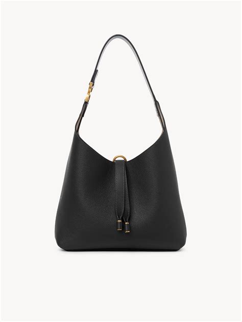 Chlo Small Marcie Hobo Bag In Grained Leather Chlo Ph