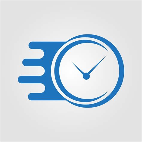 Mod Le De Logo De Gestion Du Temps Logo De L Horloge Vecteur Premium