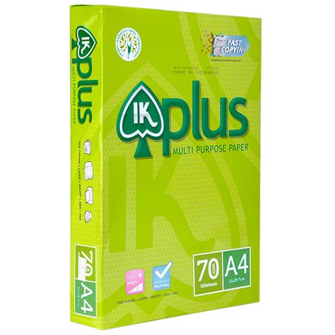 Giấy A4 Ik Plus 70 Gsm Thiết Bị Vật Tư Văn Phòng Tân Phú