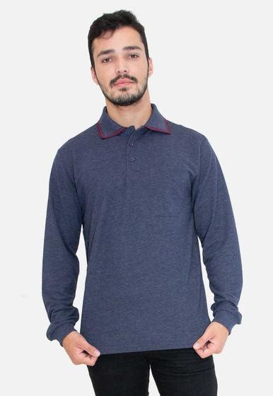 Camisa Polo Masculina Manga Longa Piquet Konciny Confec Es