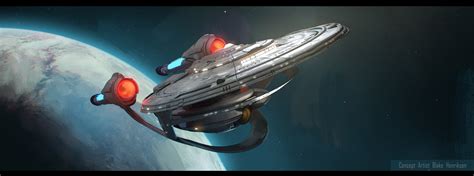 Artstation Personal Concept Star Trek Star Ship