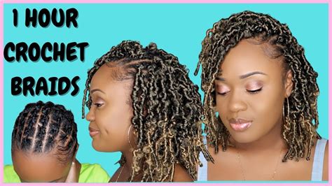 Crochet Butterfly Locs In One Hour Quick And Easy Crochet Braids Youtube