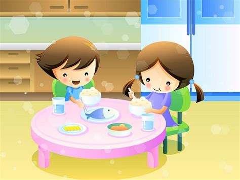 Table Manners Clipart