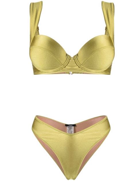 Noire Swimwear Satin Finish Balconette Style Bikini Set ShopStyle Two