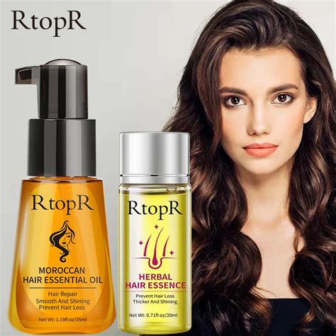 Rtopr Moroccan Hair Essential Oil Herbal Hair Growth Thick Essential Oil Set Anti Hair Loss Hair