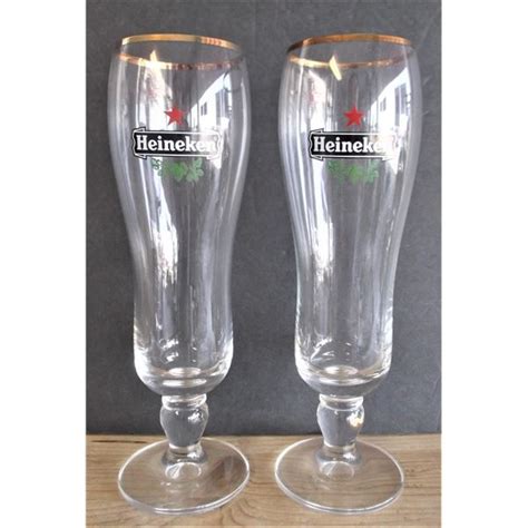 Seven Heineken Beer Glasses