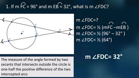 Theorems On Tangents Secants And Segments Of A Circles 1 Pptx