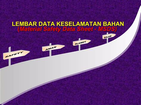 Lembar Data Keselamatan Bahan Ppt