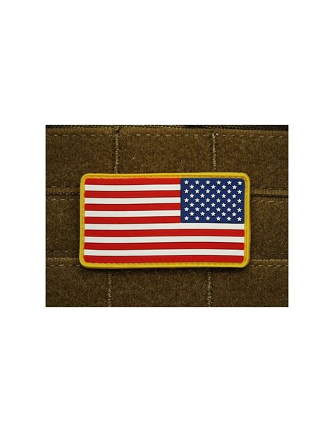 Jtg Us Flag Reversed Patch Full Color 3d Rubber