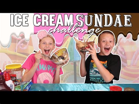 Ice Cream Sundae Challenge!! - Videos For Kids