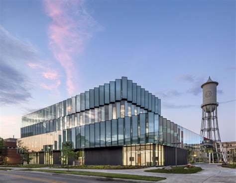 Iowa State University building features pleated glass facade