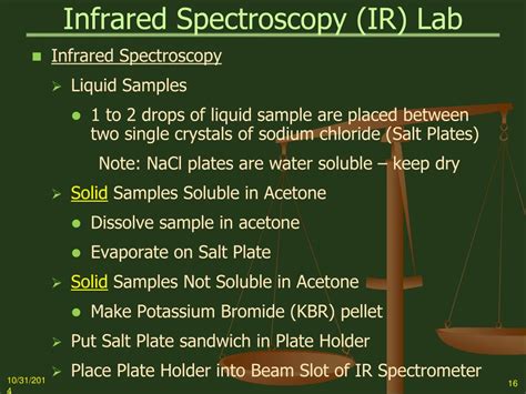 PPT Infrared Spectroscopy IR Lab PowerPoint Presentation Free