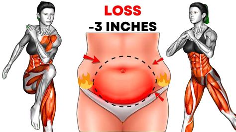 10 Minute Standing Workout To Lose Stubborn Belly Fat Do This For 10 Days And Look In The