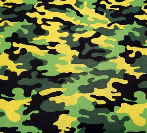 Green Camo Print