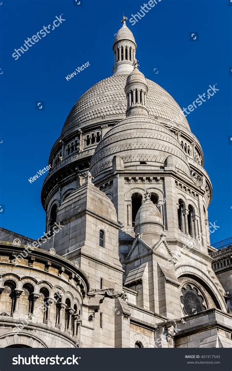 Architectural Detail Basilica Sacre Coeur Designed Stock Photo ...