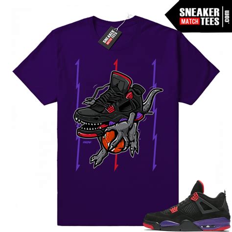 Air Jordan 4 Raptors Sneakers Shirt Releases Sneaker Match Tees