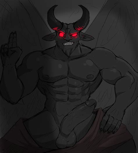 Rule 34 1boy Anthro Big Penis Demon Devil Gay Humanoid Penis Male Male Only Muscular Muscular